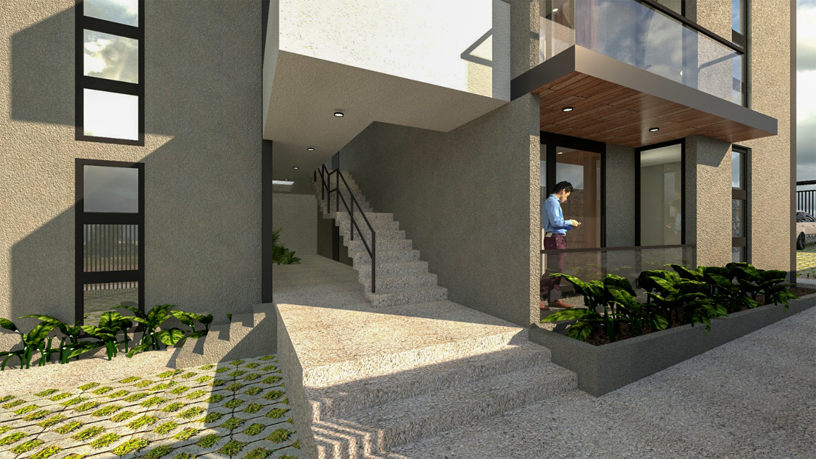 Escaleras en Departamentos San Jerónimo