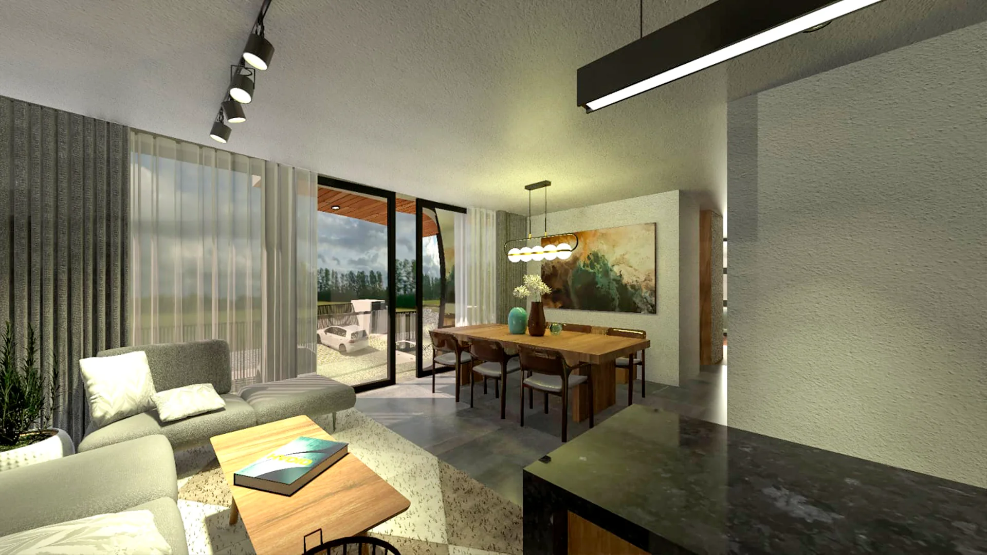 Sala en Departamentos San Jerónimo