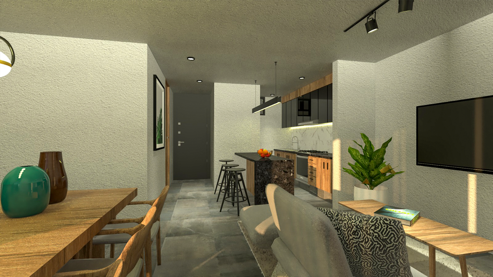 Sala en Departamentos San Jerónimo